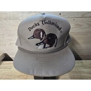 Ducks Unlimited Duck Head Rope Dorfman Pacific Snapback Hat Cap